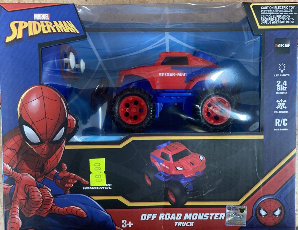 משאית שלט ספיידרמן – Off Road Monster